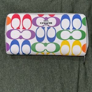 Coach Pride Collection Full Zip Wallet